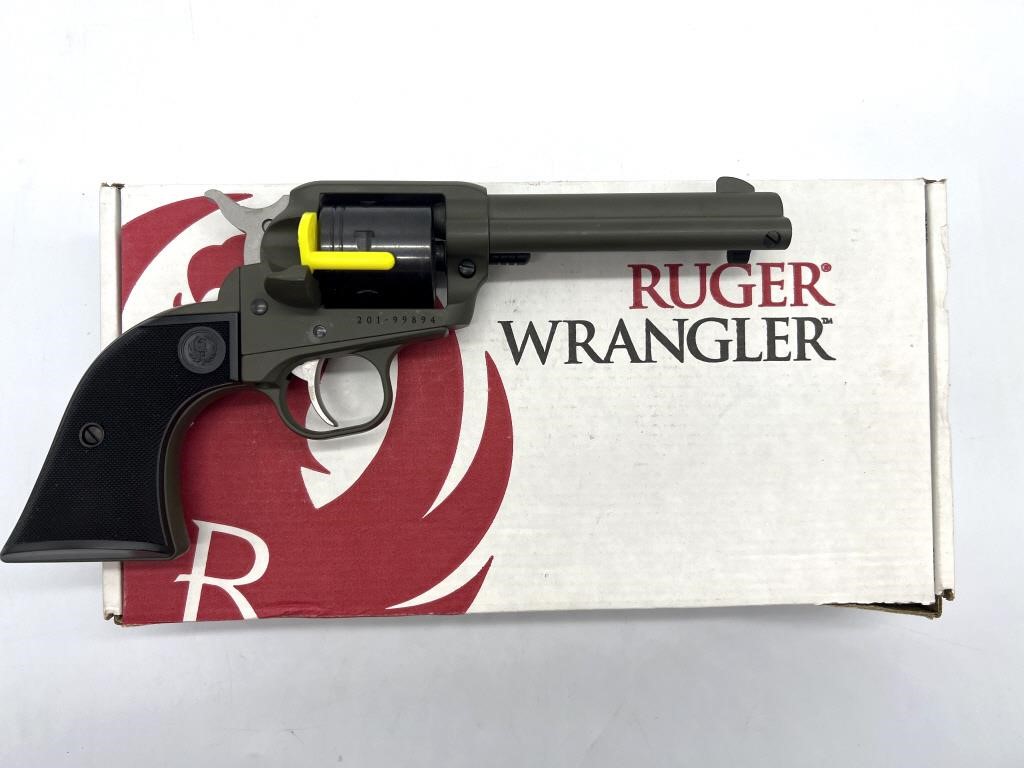 Ruger Wrangler .22 Revolver OD Green, 4 5/8 | Wiens Auction/Realty LLC