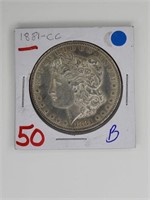 1881 CC High Grade Morgan Dollar