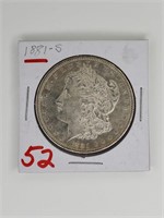1881 S High Grade Morgan Dollar