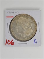 1904 O High Grade with Toning Morgan Dollar