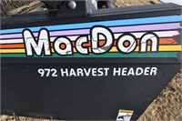 15' MacDon 972 Harvest Header