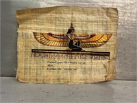 Egyptian Parchment Cairo Egypt Goddes Isis
