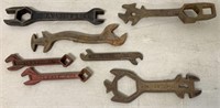 lot of 7 Wrenches Planet JR, S A Loose, others