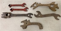 lot of 6 Wrenches Planet JR, Syracuse, others