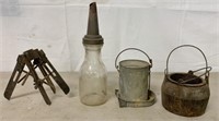 4 Solder Pot, Oil Bottle, Keystone Fountain, other