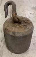 Cast Iron Scale Weight Marked 56