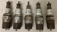 lot of 5 C A Mezger Spark Plugs