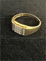 Vintage 10 karat gold men’s ring 3.1 grams