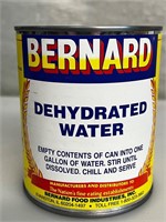 Humorous dehydrated water tin