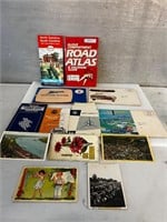 Postcards 1946 & esso road atlas