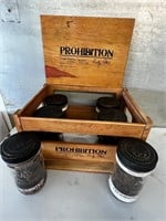 6 Rocky Patel Cigar Jar Prohibition Brand & crate