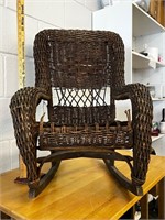 Vintage Wicker Children’s Chair