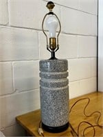 Heavy 1984 stone lamp