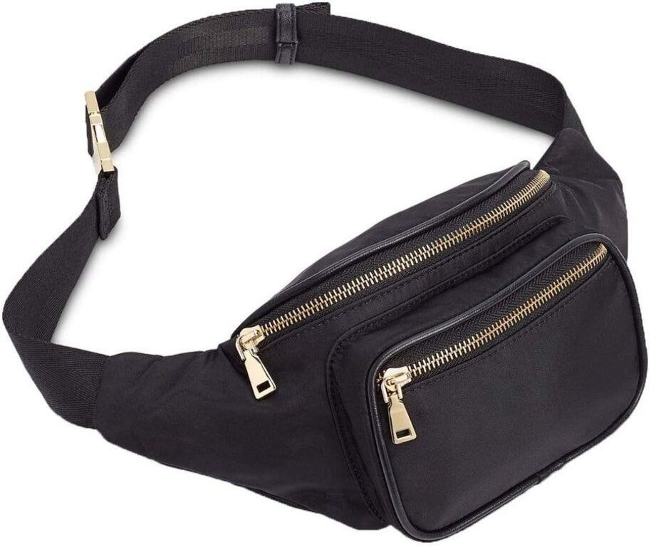 $70 Alisa Nylon Fanny Pack Bag | Live and Online Auctions on HiBid.com