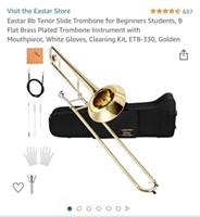 Eastar Bb tenor slide trombone
