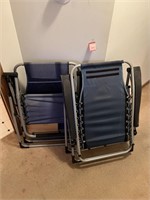 2 Fold Out Lounge Chairs