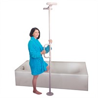 Able Life Universal Floor to Ceiling Grab Bar - 1.