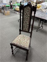 Tall Victorian Style Chair