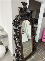 Large Black Forest ? Wood Frame Mirror