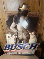 Metal Busch Sign