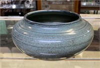 Shearwater Pottery James Anderson Blue Bowl 07