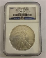 1995 American Eagle $1 MS 69