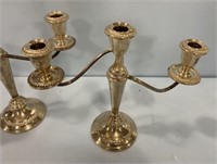 Pair of Alvin weighted Sterling Candle Holders