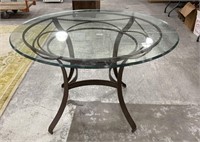 Iron and Glass Breakfast Table