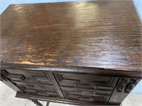1920's North European Carved Dry Bar/Drinks Cabine