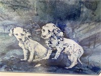 Esmer Thomas Painted of Dalmatian Dogs