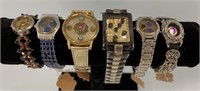 6 Assorted Styled Watchet Bracelets