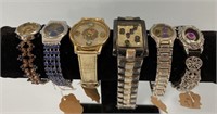 6 Assorted Styled Watchet Bracelets