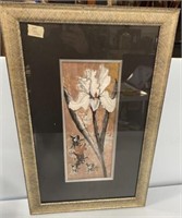 Susan Cox Davis Signed Watercolor Gladiola Flower