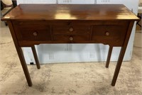 Primitive Style Pine Foyer/Console Table