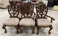 6 Antique Reproduction Shield Back Dining Chairs