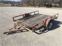 TITLED Single Axle Trailer