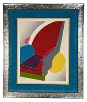 PETER SHIRE "BEL AIR CHAIR" LITHOGRAPH #181/500