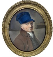 19th C. OIL ON CANVAS PORTRAIT BY AHRBECK
