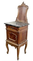 19th CENTURY FRENCH BEDSIDE CABINET