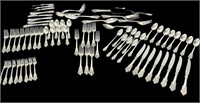 73 PIECES OF WALLACE STERLING SILVER FLATWARE