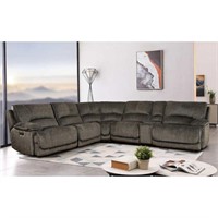 Redding 6-piece Fabric Power Reclining Sectional