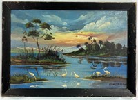 Alfred R Mitchell Landscape  Attributed