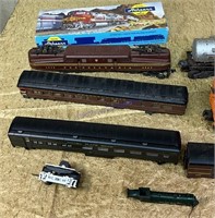LOT ASST TRAINS AND 1956 WHISTLE SEE PICS