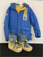 1980 Lake Placid Winter Olympics Coat & Boots