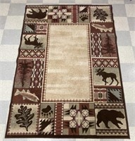 Like New Adirondack Area Rug - 5' x 7'