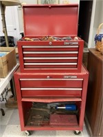 Craftsman Tool Box Filled w/ Assorted Hand Tools