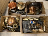 4 Boxes of Kitchenware and Decorative Accessories