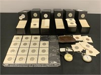 Coin Collection & Pocket Watch