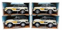 4x Nylint Ford Bronco II Die Cast Toy Truck USA