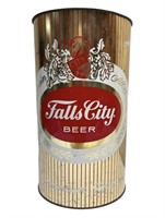 Vintage Metal Falls City Beer Trash Can